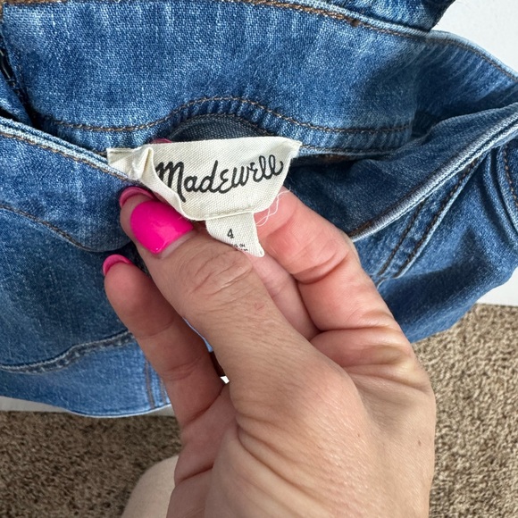 Madewell Denim Blue Crop Top - Picture 3 of 3